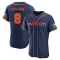 H.Astros #8 Christian Walker Player Navy City Connect Limited Elite Home Hdoa Stitched Jerseys
