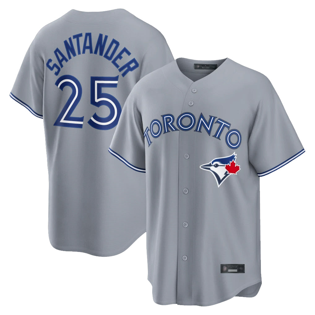 T.Blue Jays #25 Anthony Santander Player Gray Home Limited Hdoa Stitched Jerseys