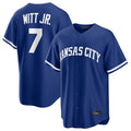 KC.Royals #7 Bobby Witt Jr. Player Royal Game Home Hdoa Stitched Jerseys