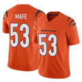 C.Bengals #53 Boye Mafe Player Orange Vapor F.U.S.E. Limited Home Game Hdoa Stitched Jerseys