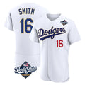 LA.Dodgers #16 Will Smith Player Gold White World Series 2026 Collection Stadium Limited Elite Hdoa Stitched Jerseys