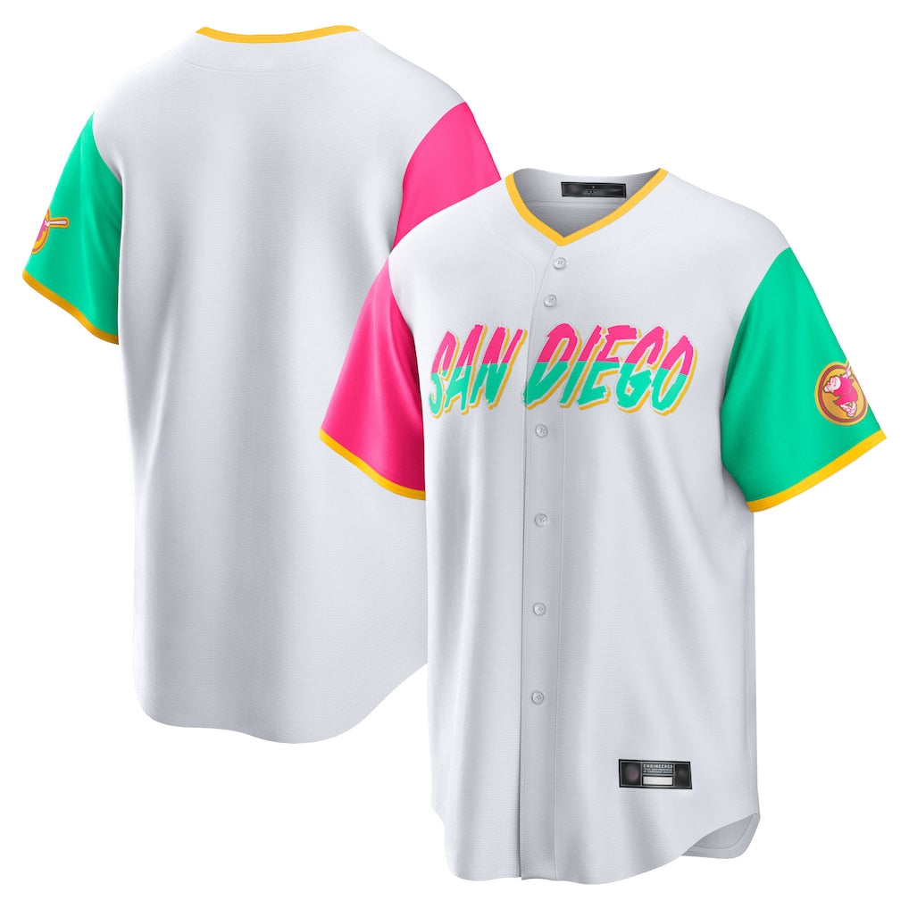 S.Diego Padres ## Diego Padres Blank Player White City Connect Home Game Hdoa Stitched Jerseys