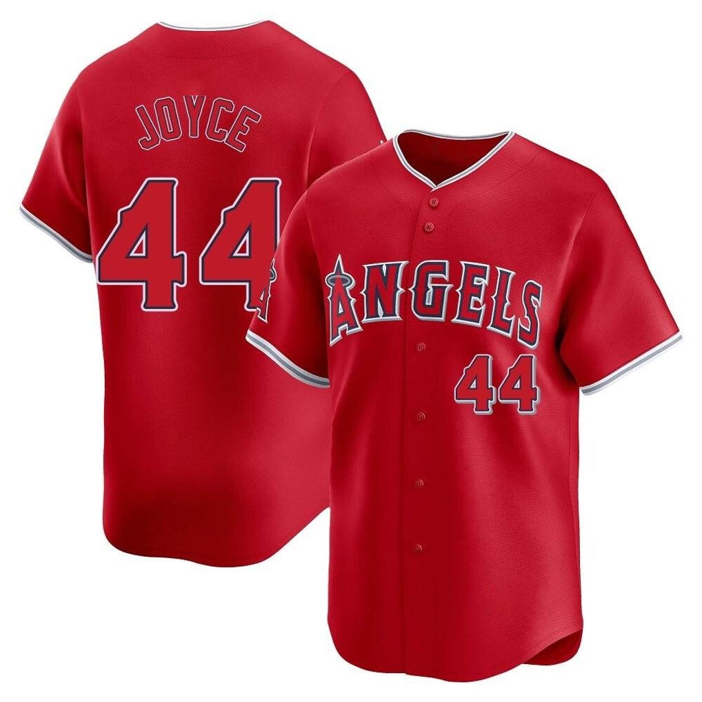 LA.Angels #44 Ben Joyce Player Red Home Limited Hdoa Stitched Jerseys