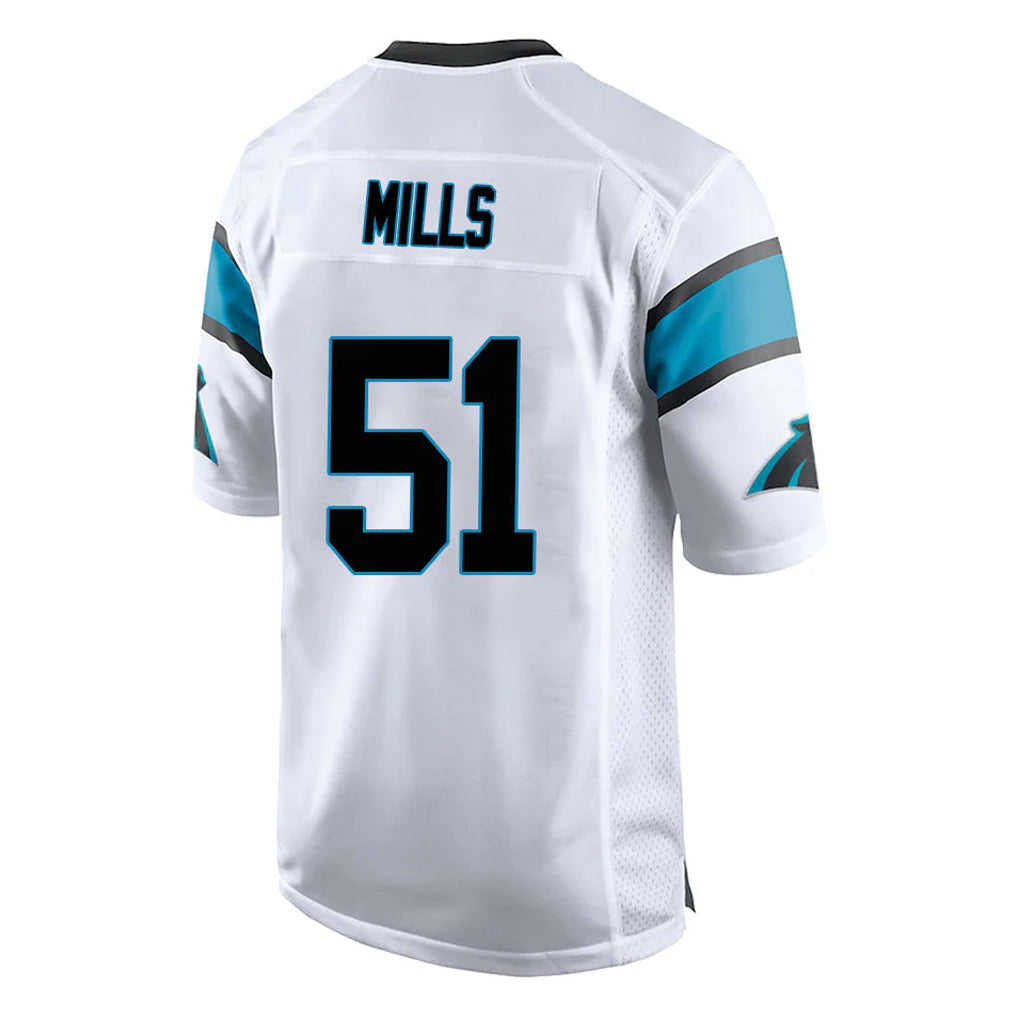 C.Panthers #51 Sam Mills Player White Game Hdoa Stitched Jerseys