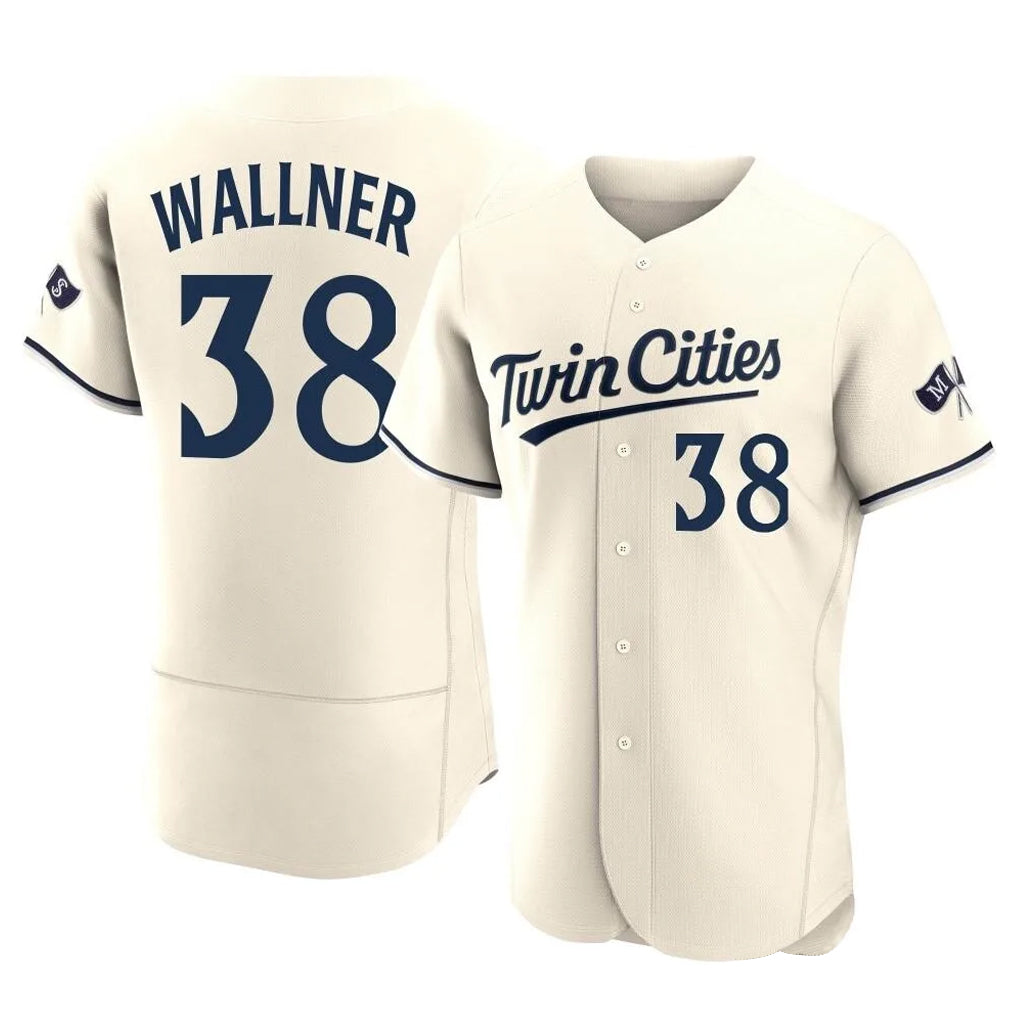 M.Twins #38 Matt Wallner Player Cream Home Limited Elite Hdoa Stitched Jerseys
