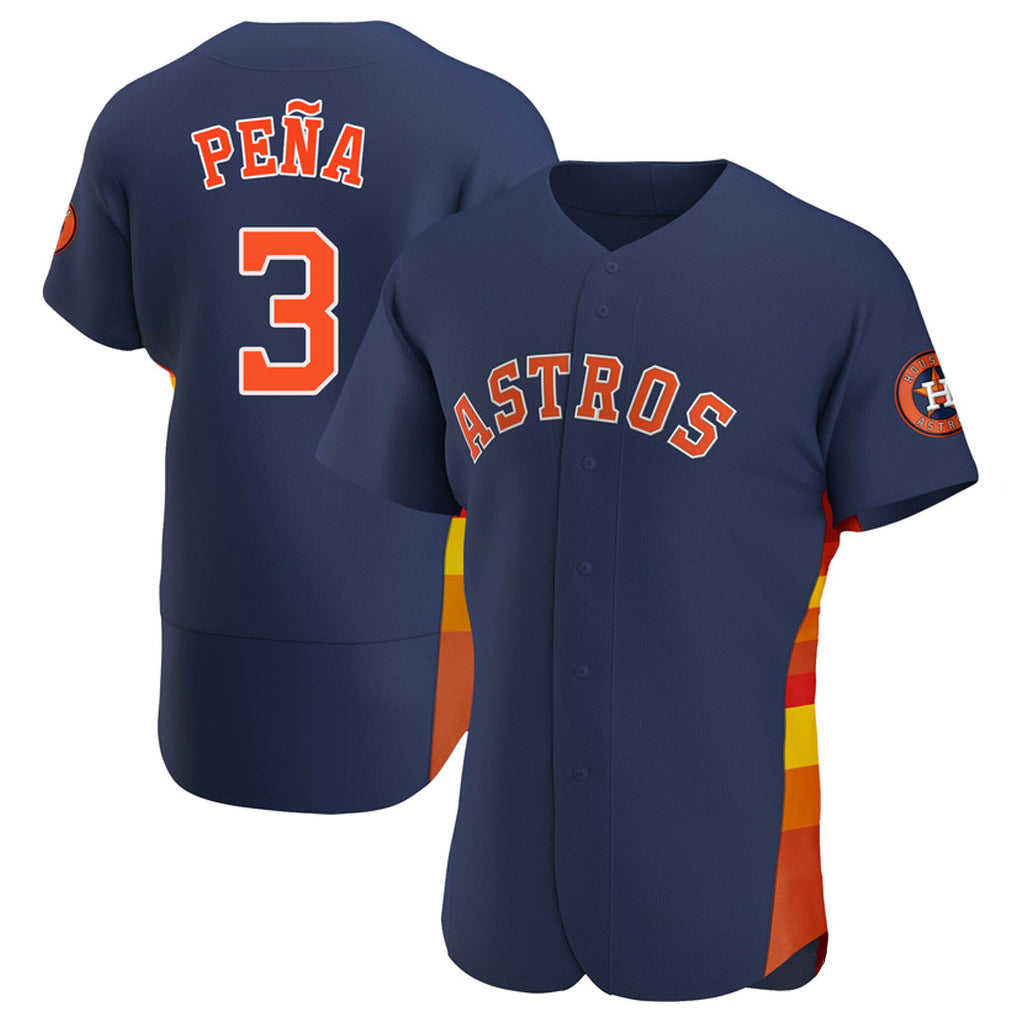 H.Astros #3 Jeremy Pena Player Navy Home Limited Elite Hdoa Stitched Jerseys