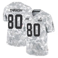 C.Browns #80 Jamari Thrash Player Arctic Camo Salute to Service Limited Home Game Hdoa Stitched Jerseys