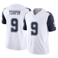 D.Cowboys #9 KaVontae Turpin Player White-Navy Limited Vapor F.U.S.E. Home Game Hdoa Stitched Jerseys