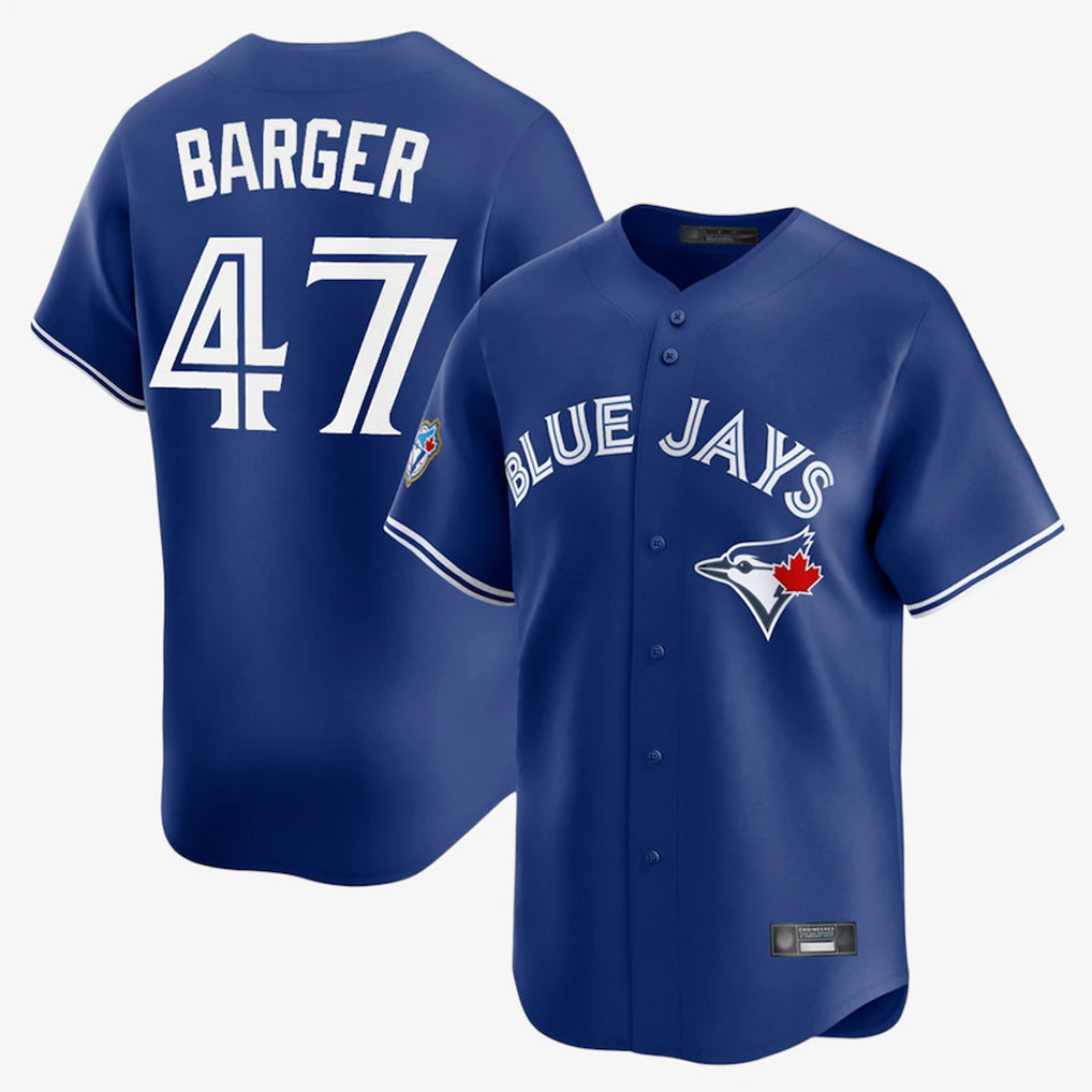 T.Blue Jays #47 Addison Barger Player Royal Home Limited Hdoa Stitched Jerseys