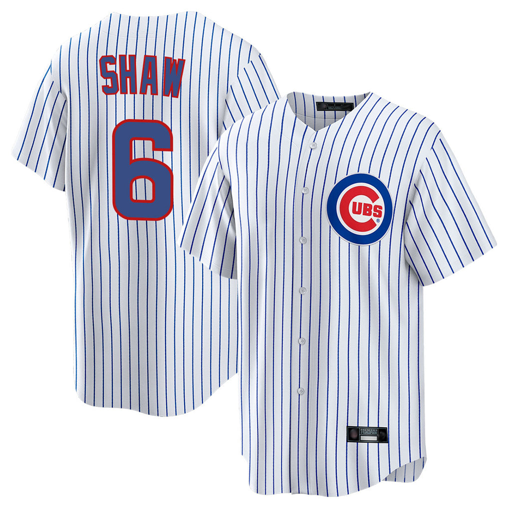 C.Cubs #6 Matt Shaw Player White Game Home Hdoa Stitched Jerseys