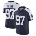 D.Cowboys #97 Kenny Clark Player Navy-White Limited Alternate Vapor Untouchable Home Game Hdoa Stitched Jerseys