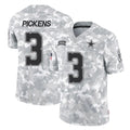 D.Cowboys #3 George Pickens Player Arctic Camo Salute to Service Limited Home Game Hdoa Stitched Jerseys