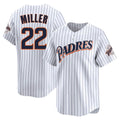 S.Diego Padres #22 Mason Miller Player White Cooperstown Collection Limited Home Hdoa Stitched Jerseys