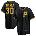 P.Pirates #30 Paul Skenes Player Black Alternate 2025 Home Game Hdoa Stitched Jerseys