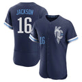 KC.Royals #16 Bo Jackson Player Navy City Connect Limited Elite Home Hdoa Stitched Jerseys