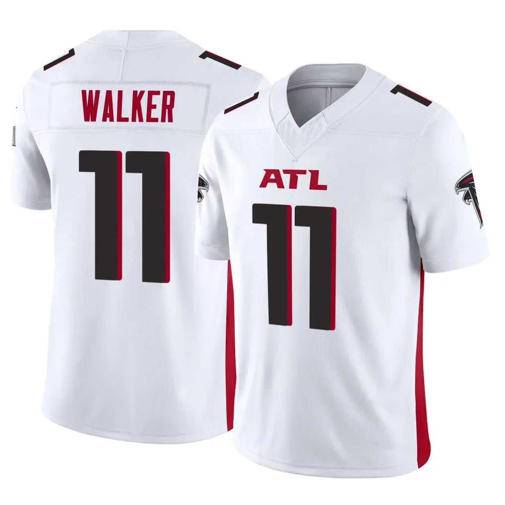 A.Falcons #11 Jalon Walker Player White Vapor F.U.S.E. Limited Hdoa Stitched Jerseys
