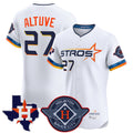 H.Astros #27 Jose Altuve Player White City Connect Texas Patch Vapor Premier Limited Elite Home Hdoa Stitched Jerseys