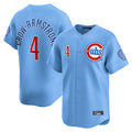 C.Cubs #4 Pete Crow-Armstrong Player Light Blue Limited Home Hdoa Stitched Jerseys