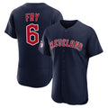 C.Guardians #6 David Fry Player Navy Limited Elite Home Hdoa Stitched Jerseys