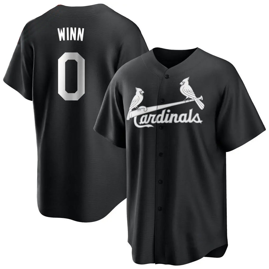 St. Louis Cardinals #0 Masyn Winn Player Black City Connect Home Limited Hdoa Stitched Jerseys
