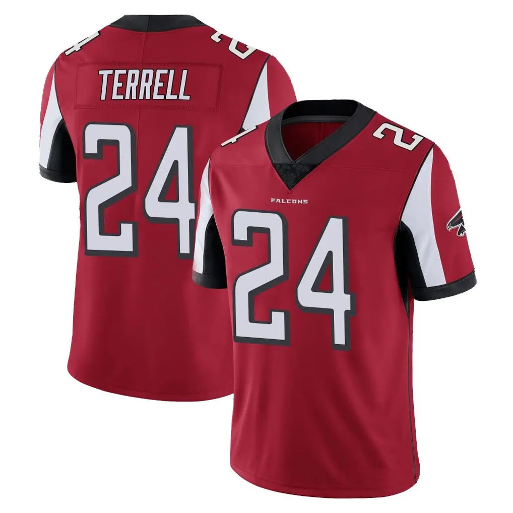 A.Falcons #24 A.J. Terrell Jr. Player Red Color Vapor Untouchable Limited Home Game Hdoa Stitched Jerseys