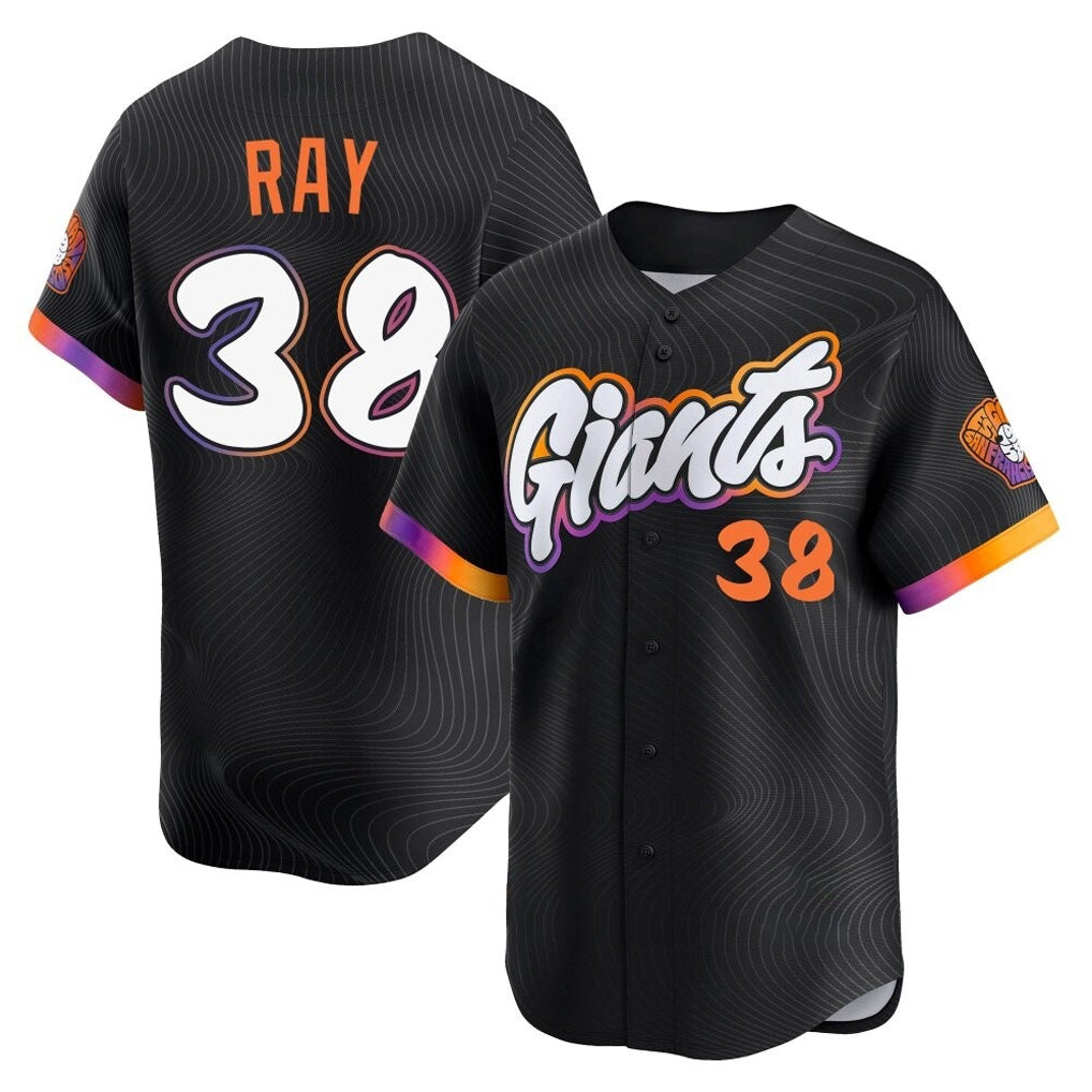 SF.Giants #38 Robbie Ray Player Black 2025 City Connect Home Limited Hdoa Stitched Jerseys