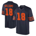 C.Bears #18 Caleb Williams Player Navy Blue Alternate Game Hdoa Stitched Jerseys
