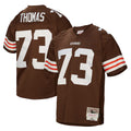 C.Browns #73 Joe Thomas Player Brown Mitchell & Ness 1963 Throwback Hdoa Stitched Jerseys