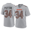 C.Bears #34 Walter Payton Player Gray Atmosphere Fashion Game Hdoa Stitched Jerseys