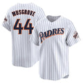 S.Diego Padres #44 Joe Musgrove Player White Cooperstown Collection Limited Home Hdoa Stitched Jerseys