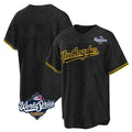 LA.Dodgers ## Dodgers Blank Player Black Gold Limited Home World Series Hdoa Stitched Jerseys