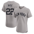 NY.Yankees #22 Ben Rice Player Gray Limited Elite Home Hdoa Stitched Jerseys