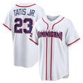 S.Diego Padres #23 Fernando Tatis Jr Player White 2026 World Classic Home Limited Hdoa Stitched Jerseys