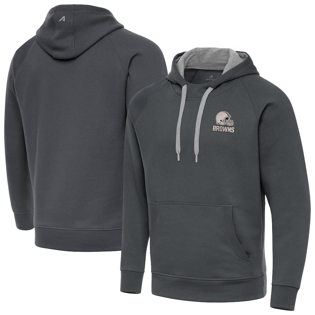 C.Browns ## Browns Blank Player Gray Brushed Carbon Pullover Hoodie Limited Hdoa Stitched Jerseys