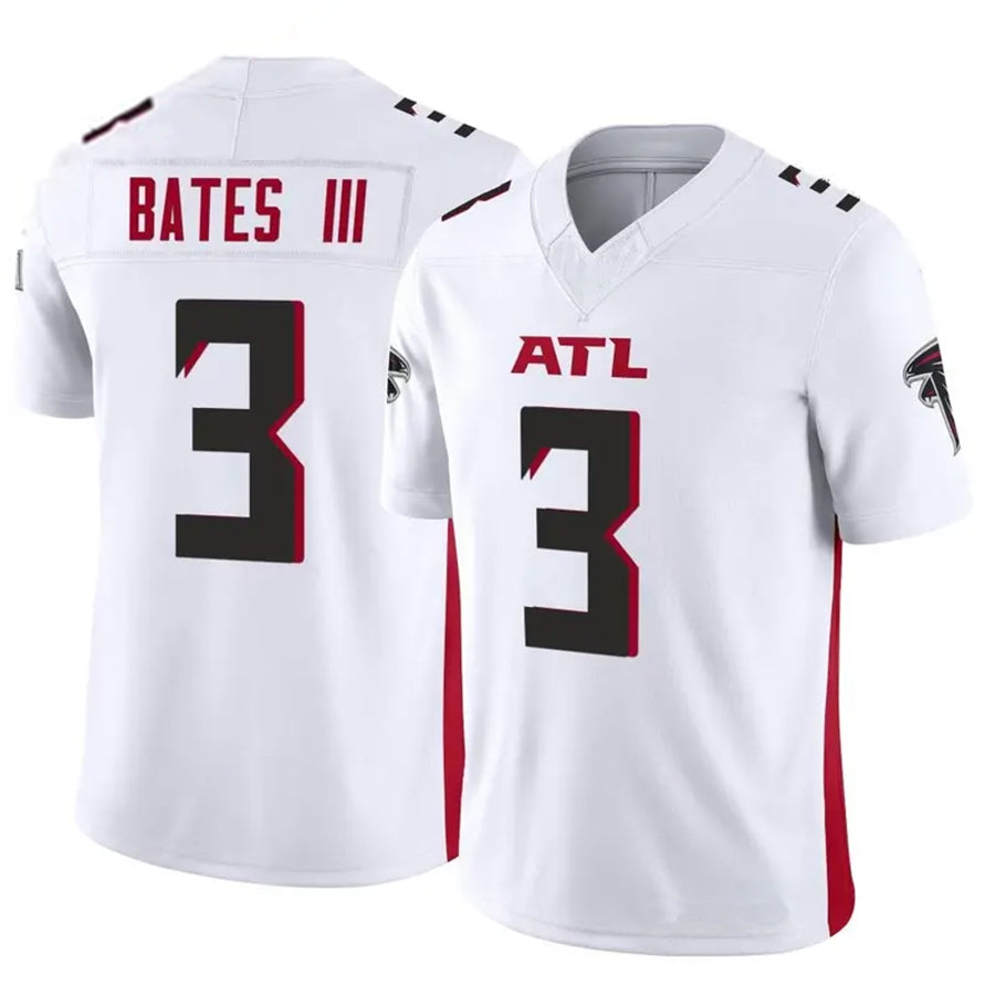 A.Falcons #3 Jessie Bates III Player White Vapor F.U.S.E. Limited Hdoa Stitched Jerseys