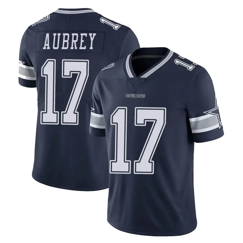 D.Cowboys #17 Brandon Aubrey Player Navy Vapor Untouchable Limited Home Game Hdoa Stitched Jerseys