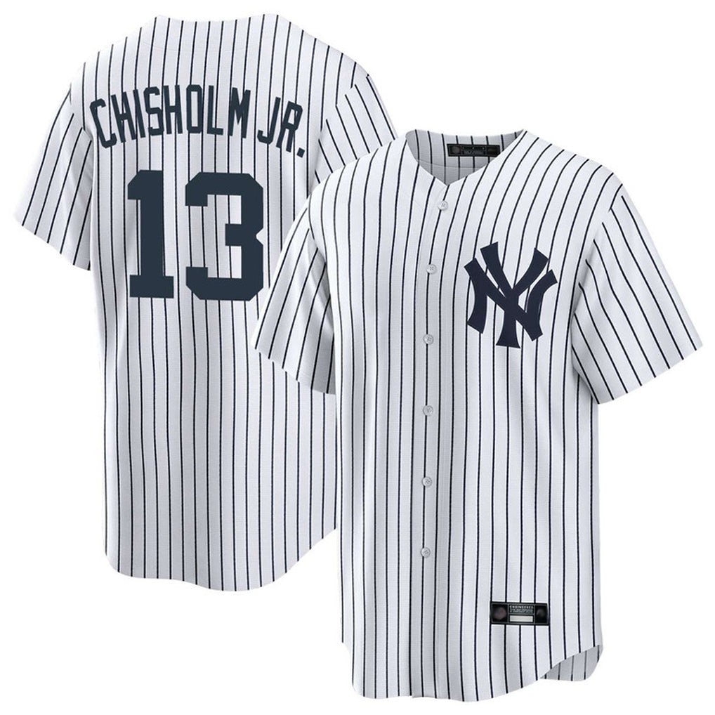 NY.Yankees #13 Jazz Chisholm Jr Player White Game Home Hdoa Stitched Jerseys