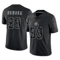 C.Browns #99 Julian Okwara Player Black Reflective Home Game Hdoa Stitched Jerseys