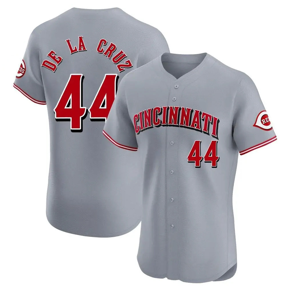 C.Reds #44 Elly De La Cruz Player Gray Limited Elite Home Hdoa Stitched Jerseys