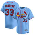 St. Louis Cardinals #33 Brendan Donovan Player Light Blue Home Limited Hdoa Stitched Jerseys