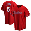 P.Phillies #5 Bryson Stott Player Red Home Game Hdoa Stitched Jerseys