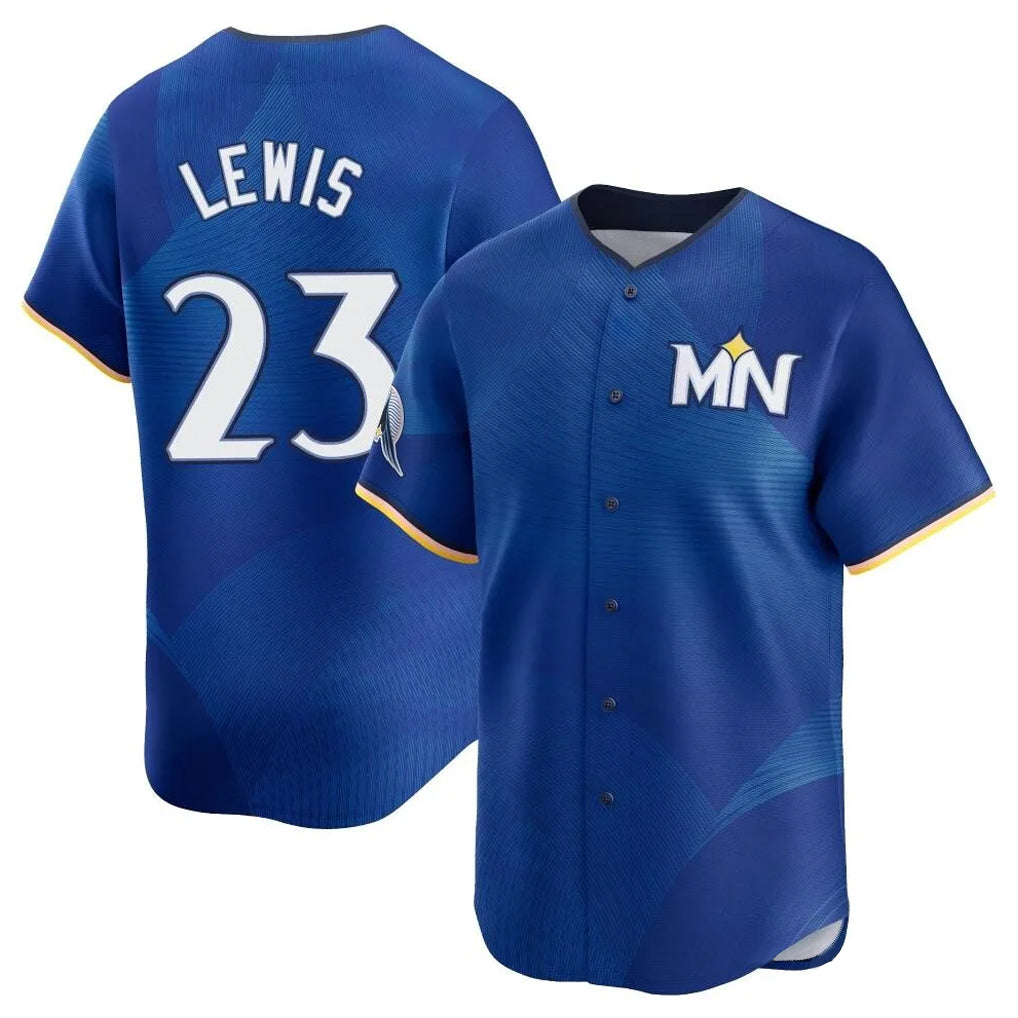 M.Twins #23 Royce Lewis Player Royal City Connect Limited Home Hdoa Stitched Jerseys