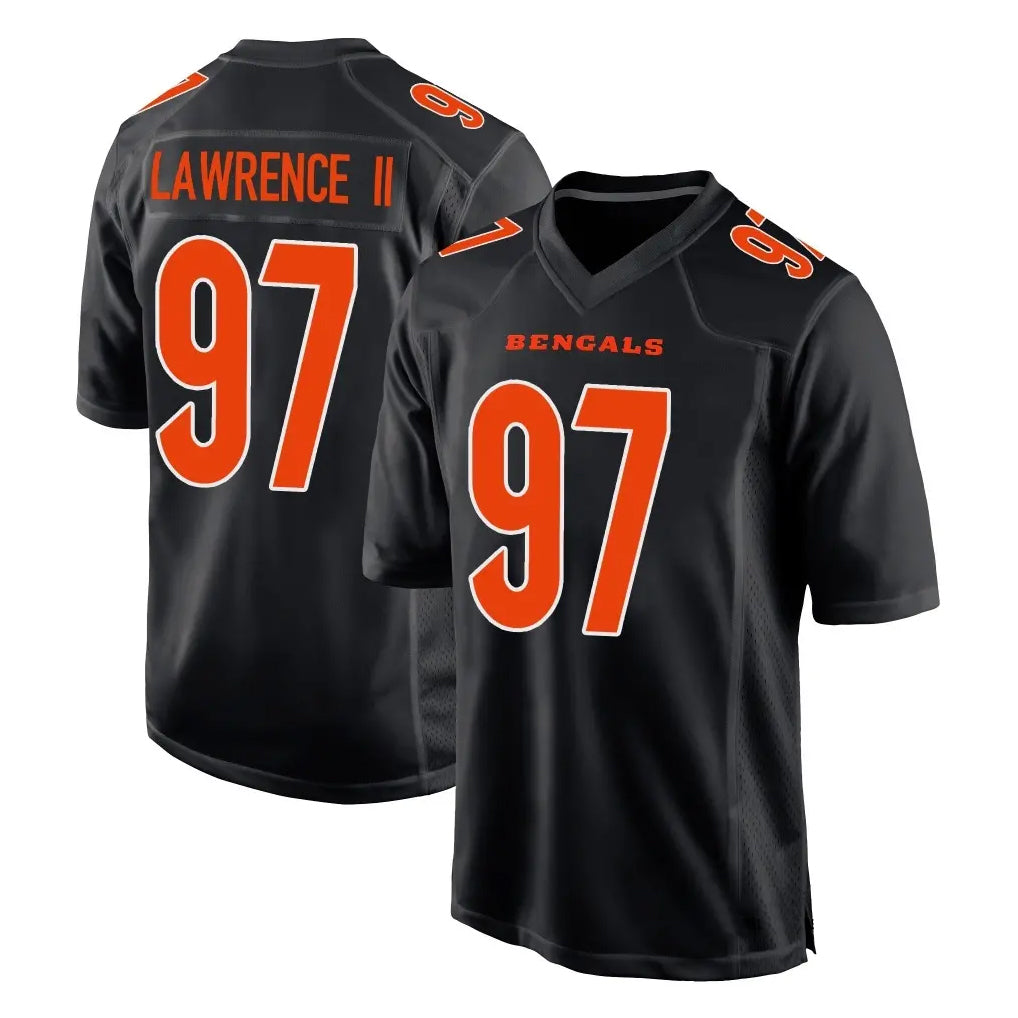 C.Bengals #97 Dexter Lawrence II Player Black Fashion Game Hdoa Stitched Jerseys