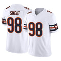 C.Bears #98 Montez Sweat Player White Vapor F.U.S.E. Limited Home Game Hdoa Stitched Jerseys