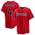 C.Guardians #4 Brayan Rocchio Player Red Home Game Hdoa Stitched Jerseys