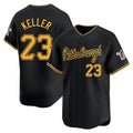 P.Pirates #23 Mitch Keller Player Black Home Limited Hdoa Stitched Jerseys