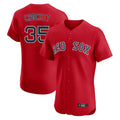 B.Red Sox #35 Garrett Crochet Player Red Limited Elite Home Game Hdoa Stitched Jerseys