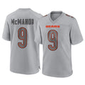 C.Bears #9 Jim McMahon Player Gray Atmosphere Fashion Game Hdoa Stitched Jerseys