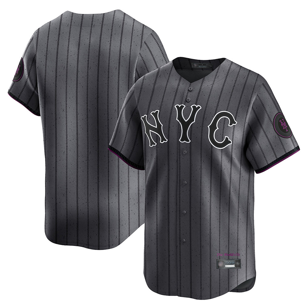 NY.Mets ## Mets Blank Player Gray City Connect Limited Hdoa Stitched Jerseys