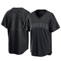 LA.Angels #16 Yusei Kikuchi Player Black Pitch Fashion T-shirt Hdoa Stitched Jerseys